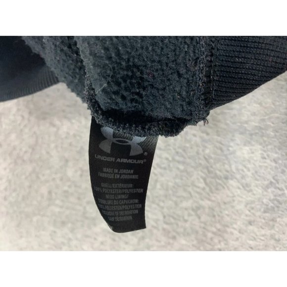 Under Armour Semi-Fitted Storm Hoodie Sweatshirt‎ (Women's Small) Black/Pink - Picture 10 of 12